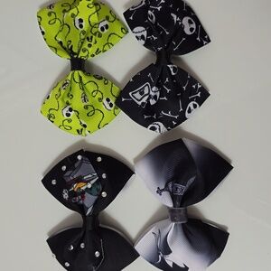 Nigjtmare Before Christmas Girls Bows